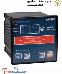 رله مانیتورینگ دما و کنترل فن ترانسفورماتور tecsystem مدل VRT200 تک سیستم