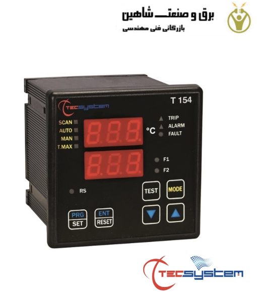 رله مانیتورینگ دما ترانس خشک RTD PT100 برند Tecsystem مدل T154 تک سیستم