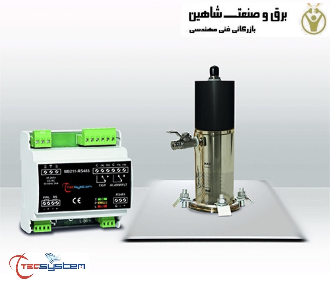 واحد کنترل دمای ترانسفورماتورهای برق و روغن tecsystem مدل TPL 503 تک سیستم