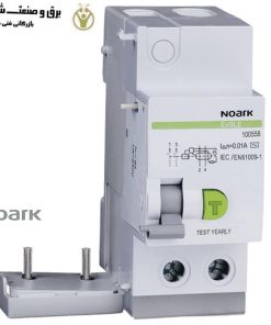 کلید محافظ جان دو پل 40 آمپری سری EX9LE برند Noark مدل 100568 نوارک