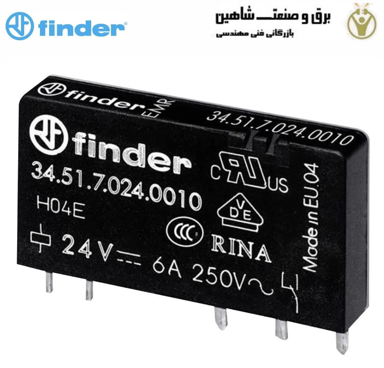 رله همه منظوره FINDER مدل 34.51.7.024.001 فیندر