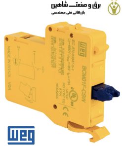 سوئیچ استپ اضطراری بلوک تماس weg مدل BCM01-CSW کد 13262011 وگ برزیل