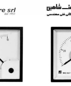 آمپرمتر DC-CL1-72*72-100 آمپر با شنت rael-fc misure-unidata مدل MQ72E