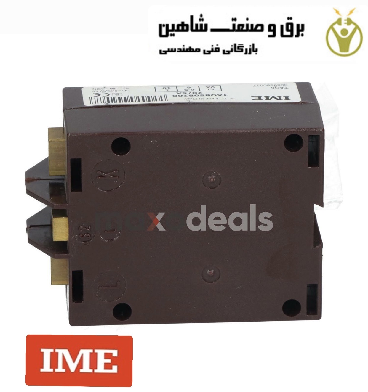 ترانس جریان 20 به 5 آمپر Ime مدل TAQB50B200-20/5A