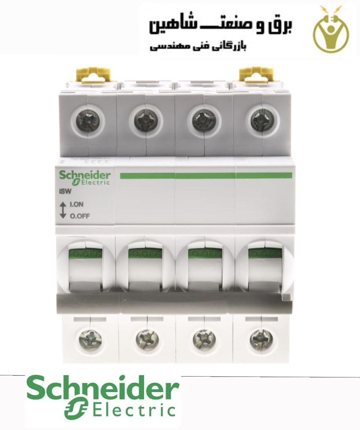 سوییچ دیسکانکتور 4پل 63آمپر Schneider مدل 15016 اشنایدر