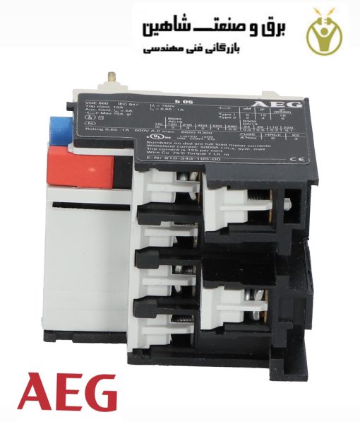 رله حرارتی و رله بی متال AEG مدل 910-343-105-00 آ ا گه