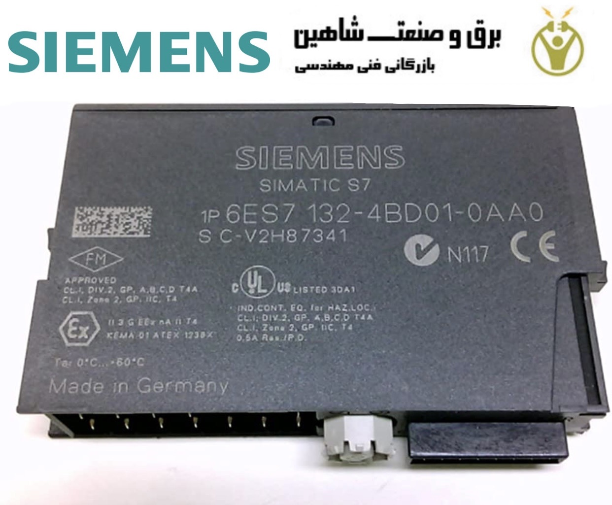 ماژول PLC برند siemens مدل 6ES7132-4BD01-0AA0 زیمنس