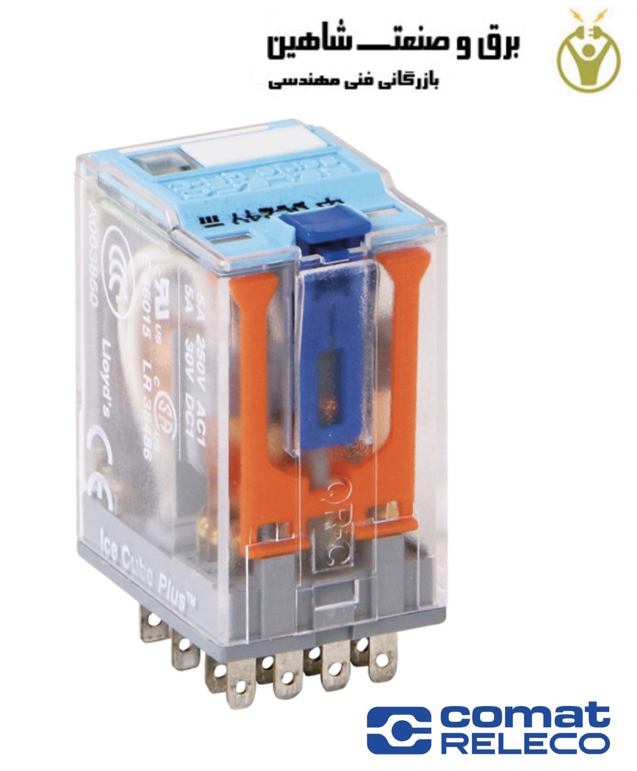 رله شیشه ای Releco comat مدل C9-A41X/AC230V رلکو کومات