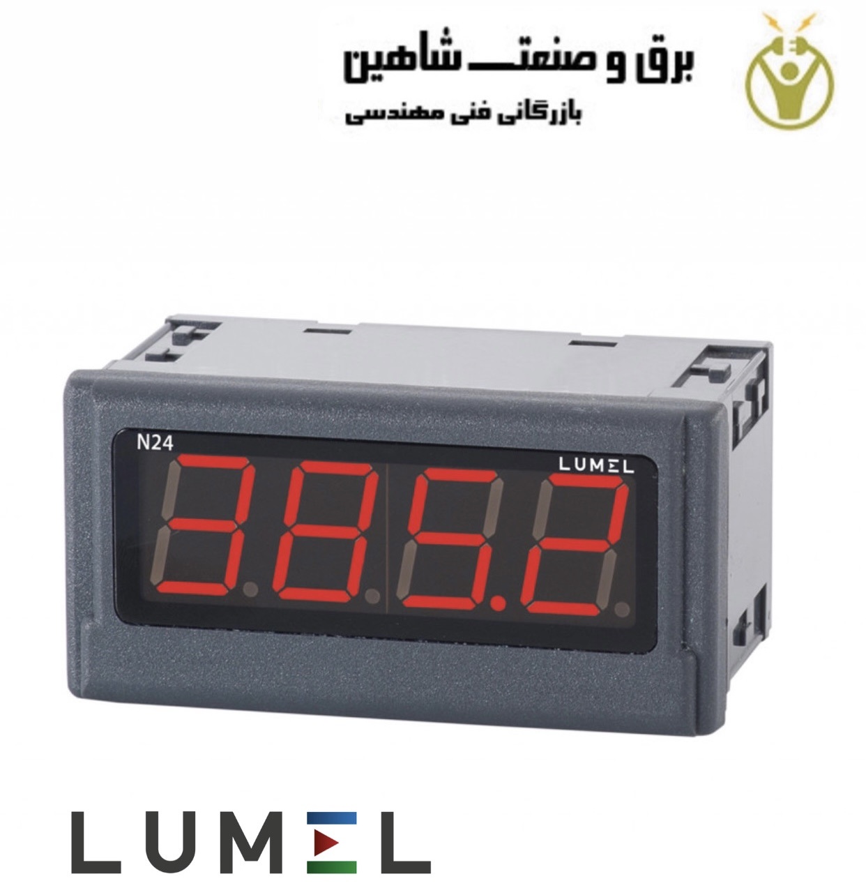 نمایشدهنده دیجیتال امپر-ولت-فرکانس-توان Lumel مدل N24 Z210400E0 لومل