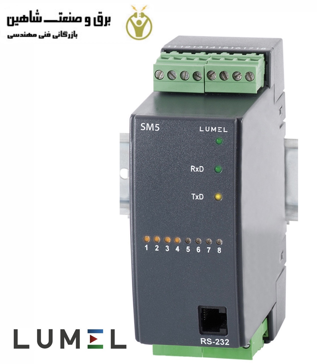 ماژول 8کاناله Lumel مدل SM5 1008 لومل