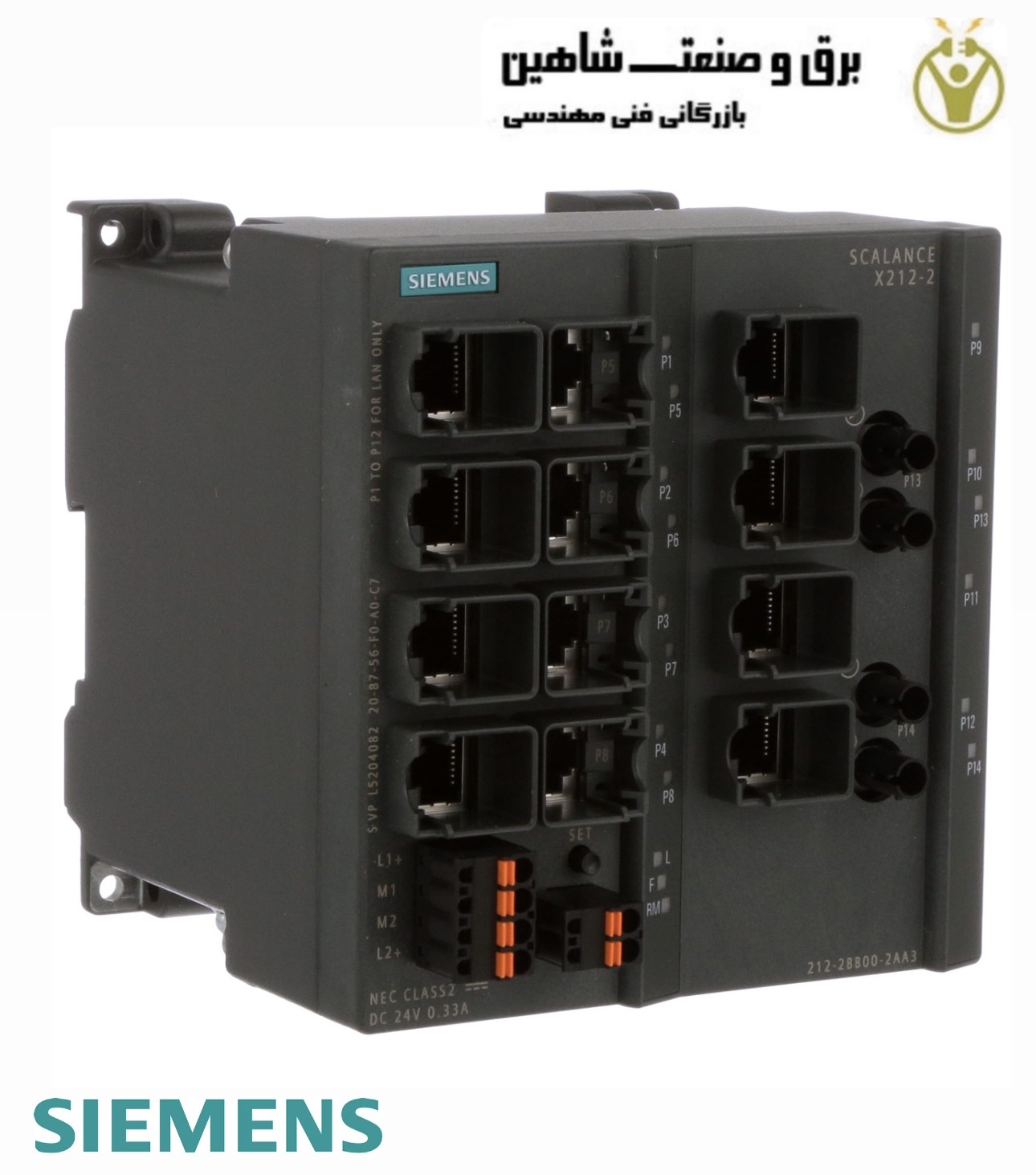 سوئیچ اترنت siemens مدل 6gk5212-2bb00-2aa3 زیمنس