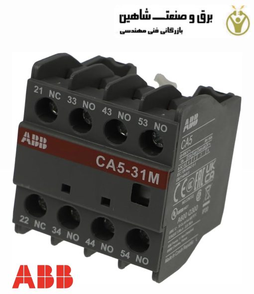 بلوک تماسی ABB مدل 1SBN010040R1131 نوع CA5-31M ای بی بی