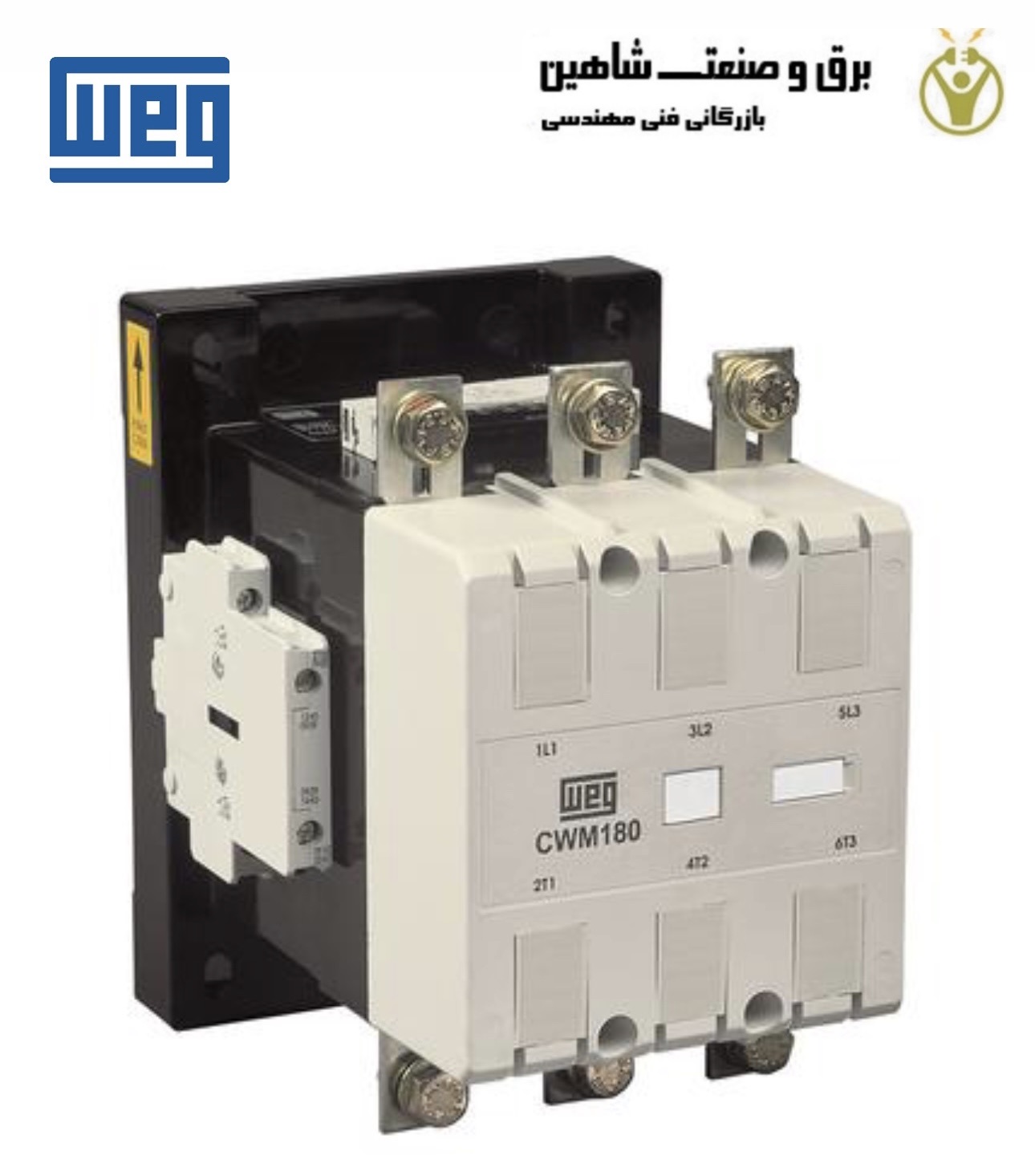 کنتاکتور برق weg مدل 10045398 جایگزین کد CWM180-22-30D2 وگ