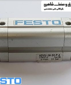 سیلندر هوای فشرده Festo مدل 156512 کد ADVU-16-30-P-A فستو