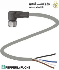 کانکتور 2متری برای استفاده با سنسور Pepperl+Fuchs مدل V1-W-2M-PUR-V1-W کد 109437-240777-100001 پپرل فوکس