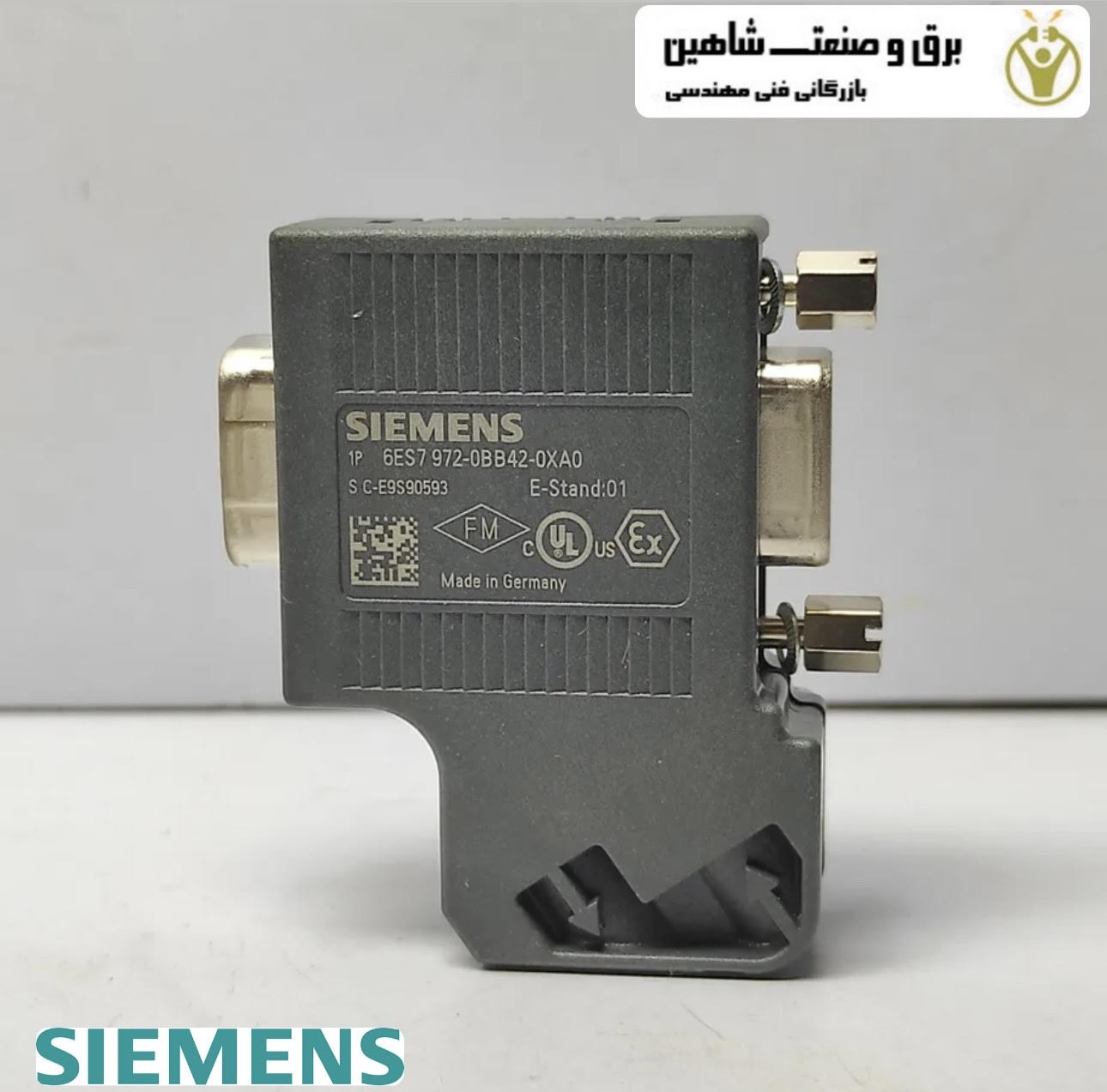 کانکتور پروفیباس سری SIMATIC DP برند Siemens مدل 6ES7972-0BB42-0XA0 زیمنس