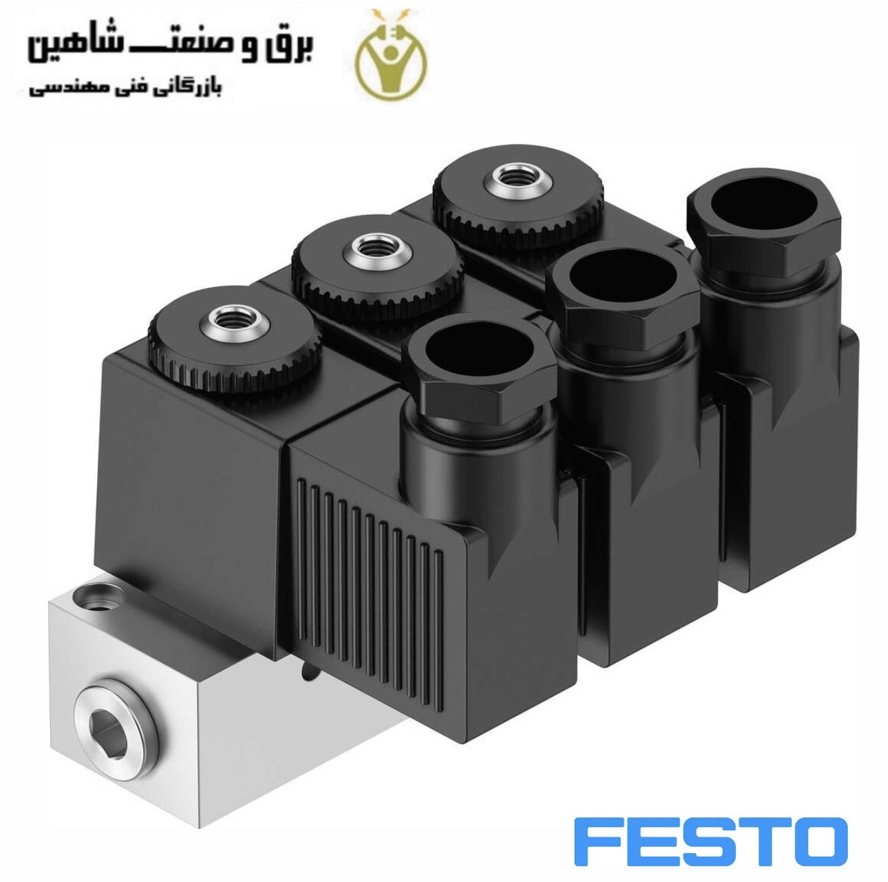 شیر برقی Magnetventil برند Festo مدل 4523 کد BMFH-3-3-M5 فستو