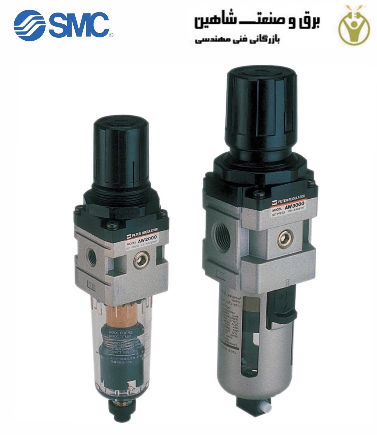 رگولاتور/تنظیم کننده فیلتر SMC مدل AW30-F03-2