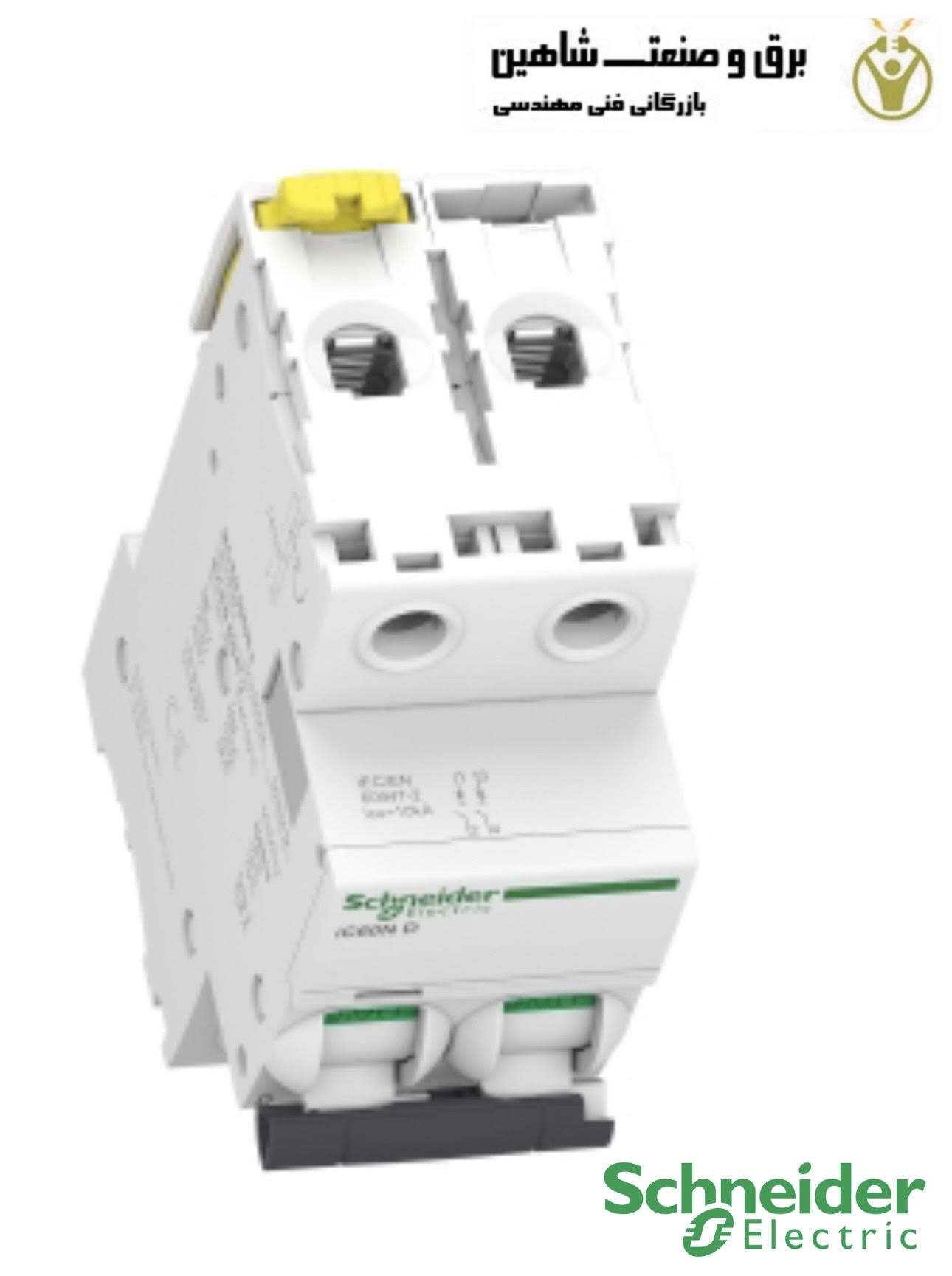 مدارشکن مینیاتوری Schneider مدل A9F75216 نوع iC60N اشنایدر