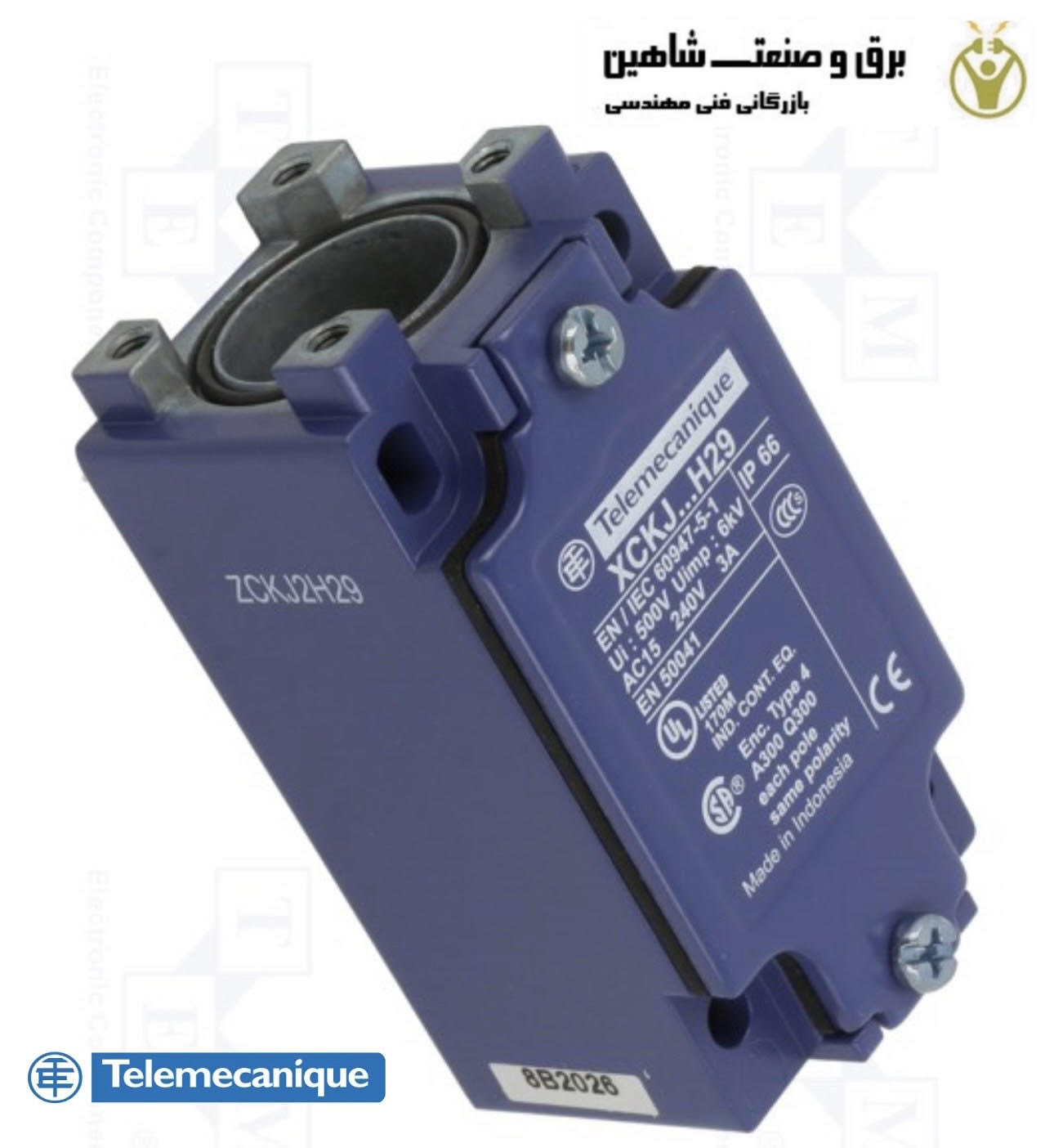 محفظه لیمیت سوئیچ telemecanique مدل ZCKJ2h29 تله مکانیک