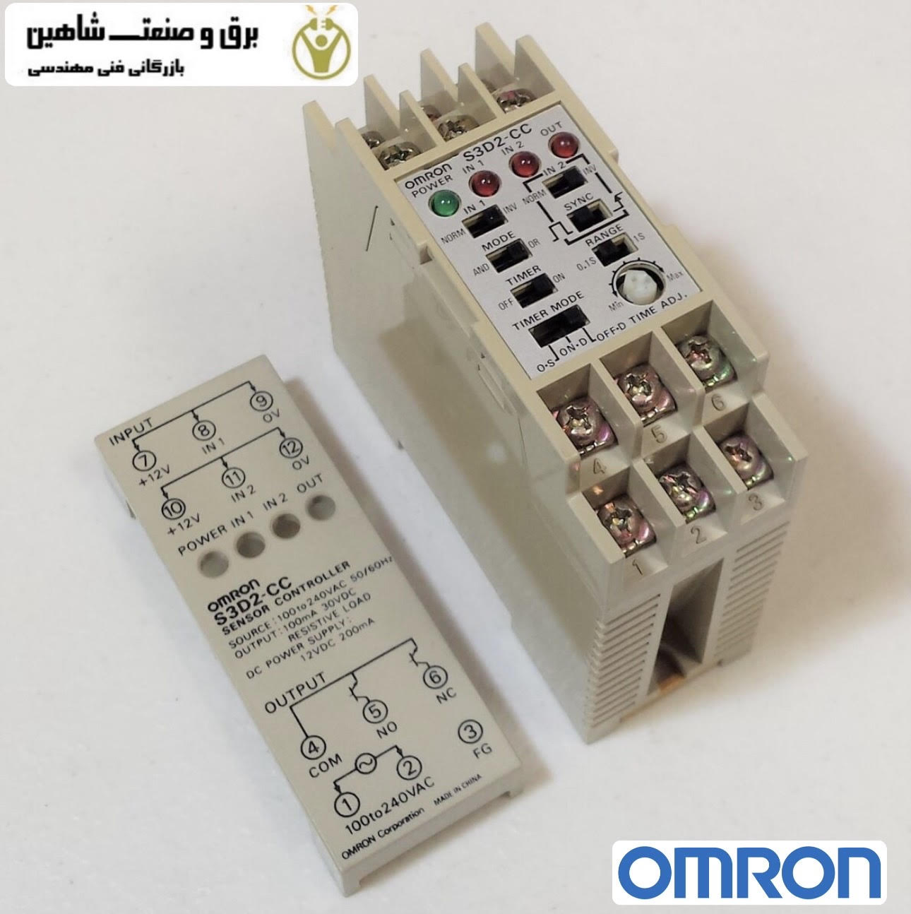 کنترلر سنسور سرعت بالا Omron مدل s3d2-cc امرون