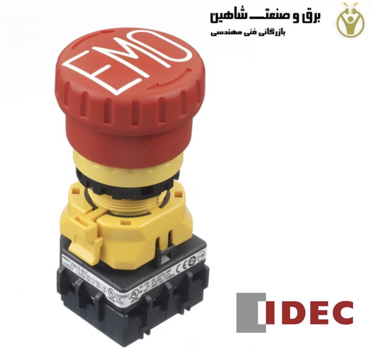 سوئیچ توقف اضطراری IDEC مدل XW1E-BV404MFRH-EMO