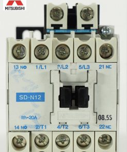 کنتاکتور مغناطیسی Mitsubishi مدل S-N12CX AC24V کد 52586 میتسوبیشی52586