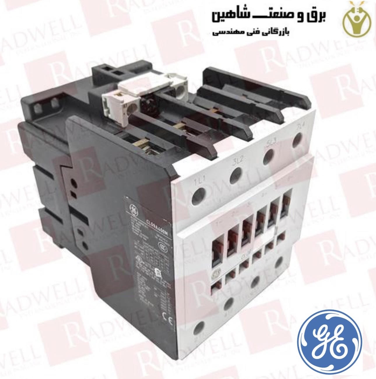 کنتاکتور 110-115V50-60 برند GENERAL ELECTRIC مدل CL09A400M3 کد 110650 جنرال الکتریک
