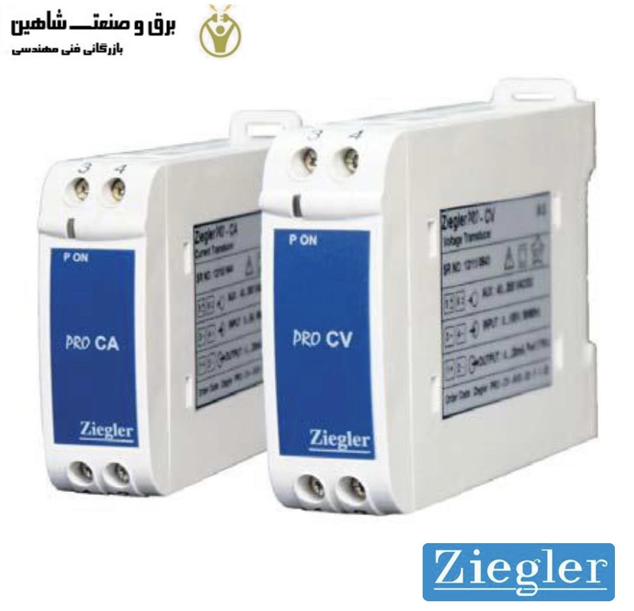 ترانسدیوسر ولتاژ ای سی ziegler مدل PRO-CV زیگلر جایگزین کد قدیمی E15