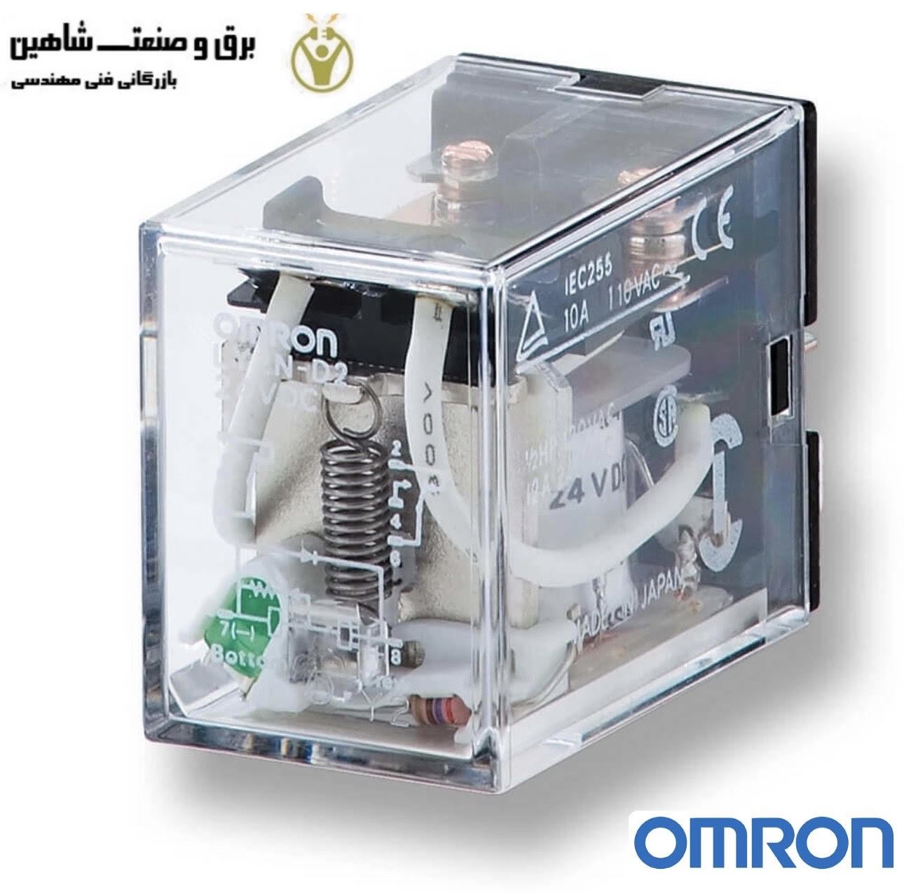 رله پلاگین omron مدل ly2n امرون