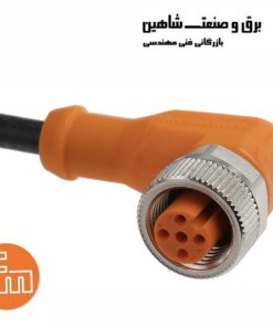 کابل و کانکتور 4 هادی الکترونیکی IFM مدل EVC005 آی اف ام