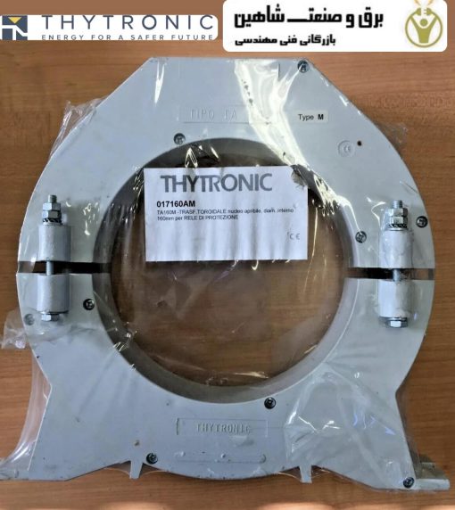 ترانسفورماتور حلقوی thytronic مدل 017160AM تیرونیک قابل استفاده برای سری RMT خطای زمین و نشت زمین
