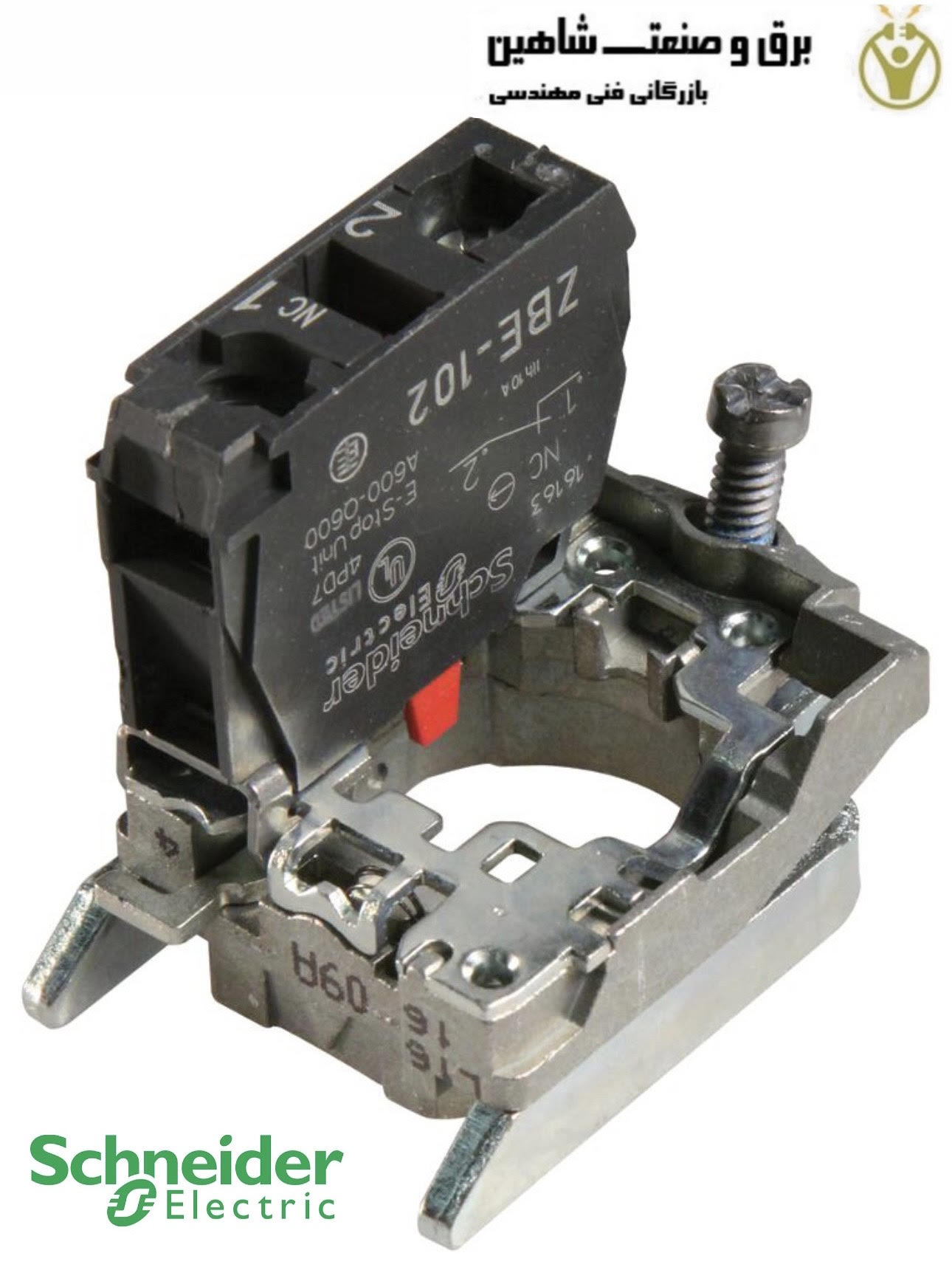 کنتاکت کمکی نرمالی کلوز-یک بسته schneider مدل ZB4BZ102 اشنایدر