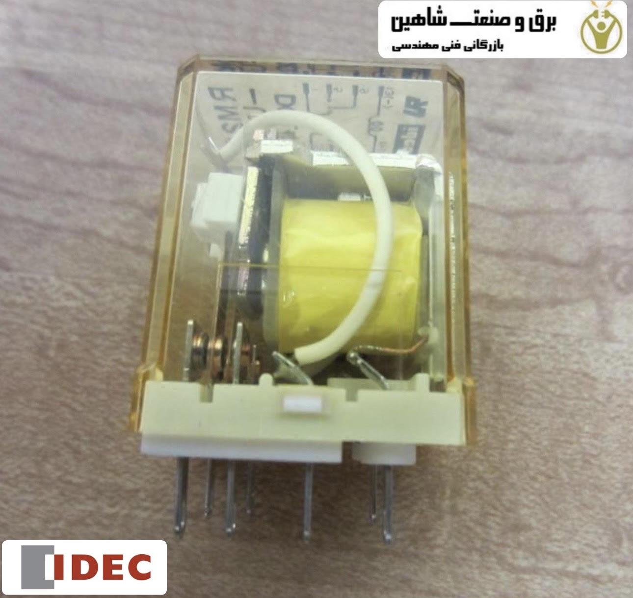 رله کمکی idec izumi مدل rm2s-uc-ac24 ایدک ایزومی
