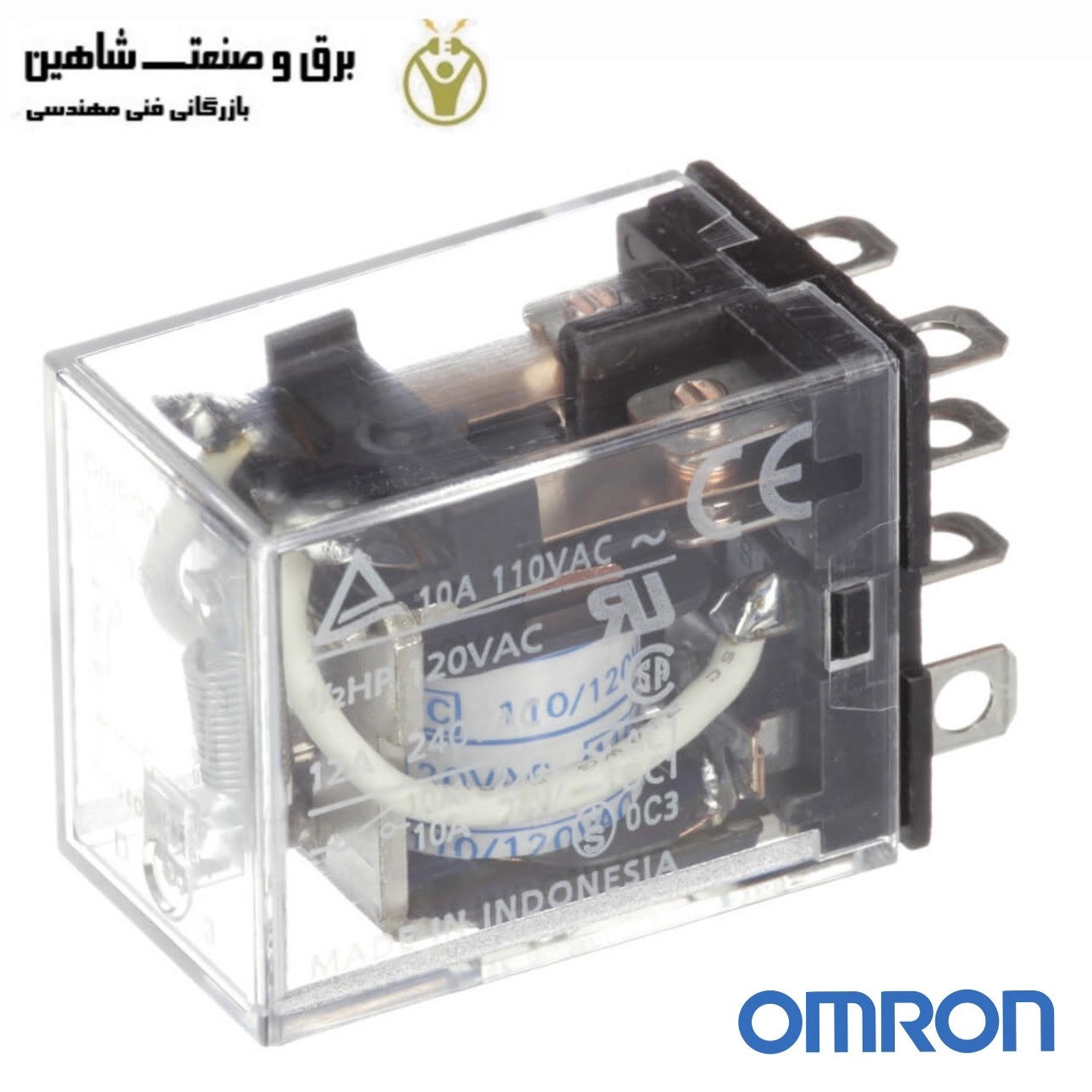 رله برق Omron مدل LY2 100/110VAC امرون