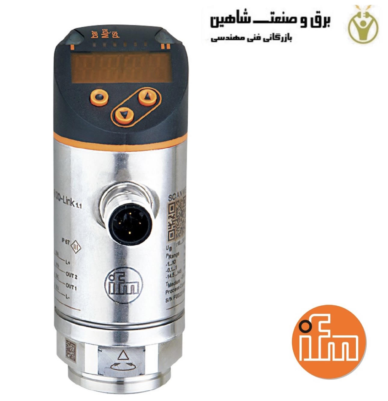 سنسور فشار الکترونیکی ifm مدل PN7071