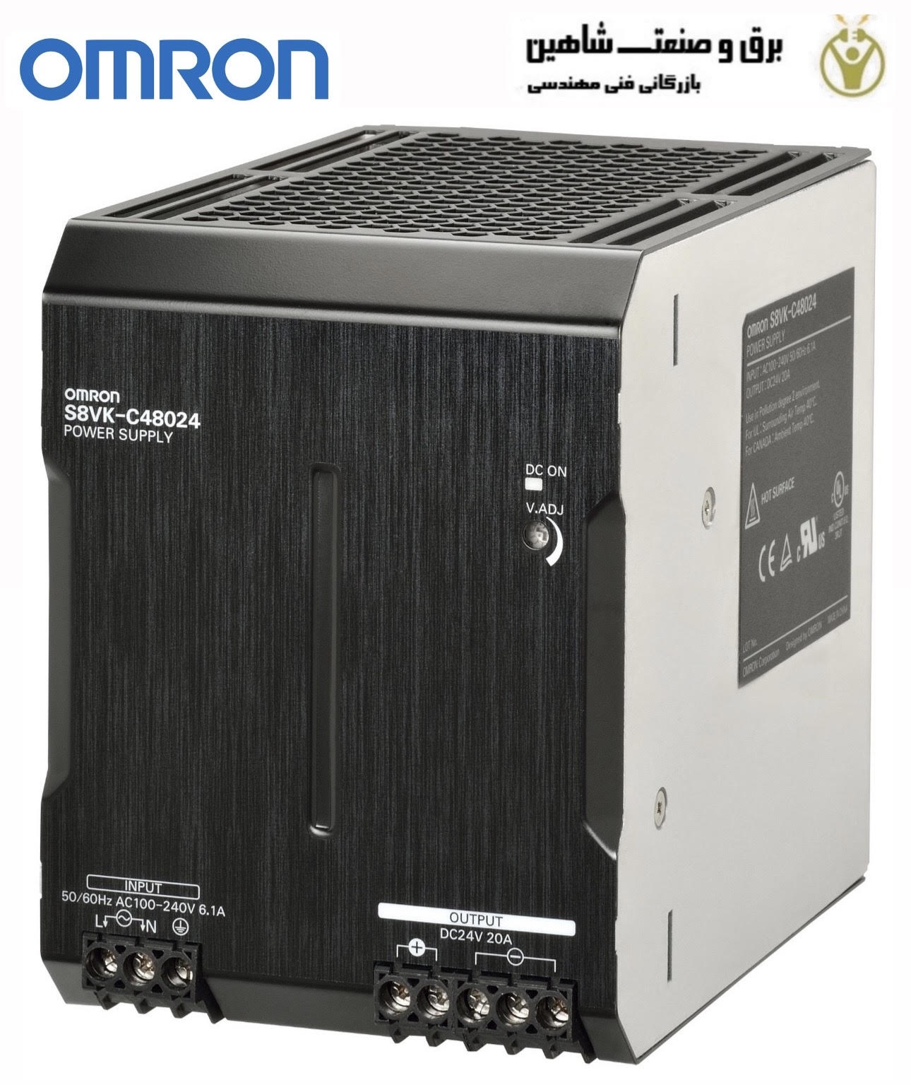 منبع تغذیه سوییچینگ OMRON مدل S8VK-C48024 امرون
