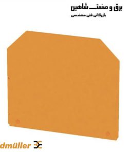 صفحه انتهایی و پارتیشن WEIDMULLER مدل 1050160000 نوع WAP 16+35 وایدمولر
