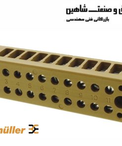 بلوک ترمینال غیر ذوب شده سری SAK برند WEIDMULLER مدل 7906100000 نوع BK 12/E وایدمولر