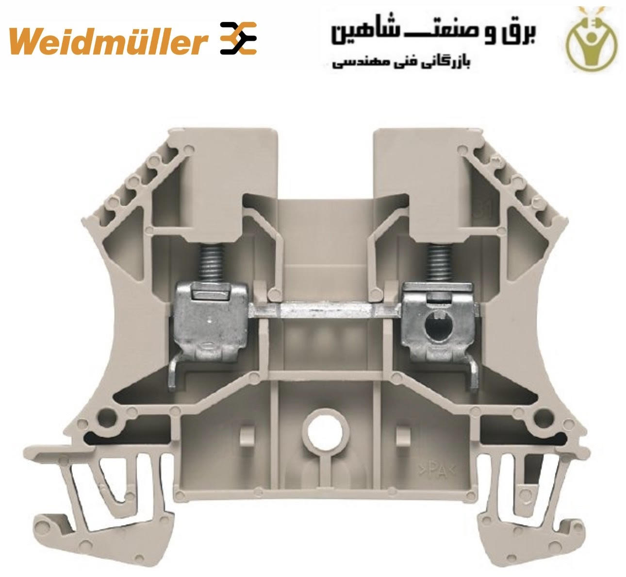بلوک ترمینال سری WDU برند WEIDMULLER مدل 1020100000 نوع wdu4 وایدمولر