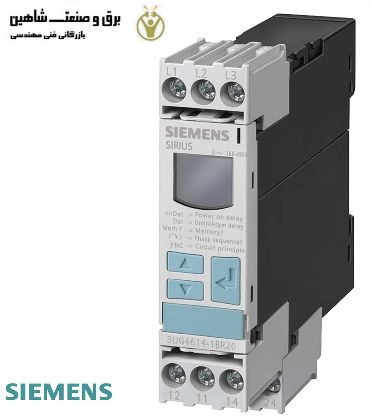 رله مانیتورینگ ولتاژ SIEMENS مدل 3UG4616-1CR20 زیمنس