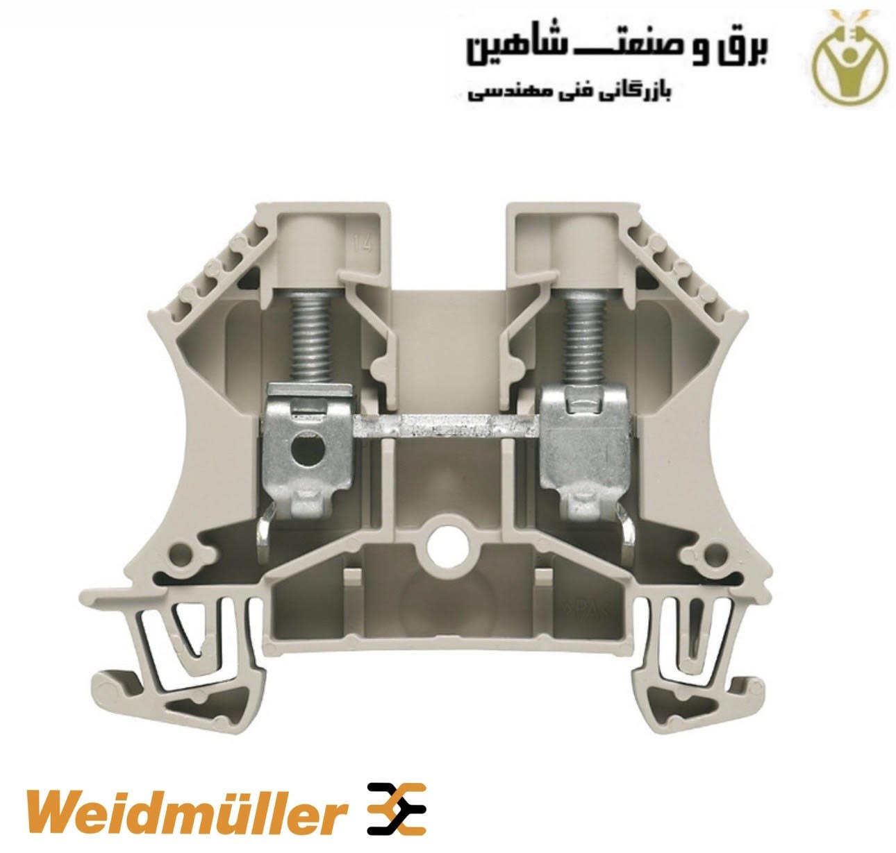 بلوک ترمینال قهوه ای سری WDU برند WEIDMULLER مدل 1020300000 کد wdu10 وایدمولر
