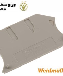 صفحه انتهایی و پارتیشن WEIDMULLER مدل 1050000000 نوع WAP 2.5-10 وایدمولر برای استفاده با بلوک های ترمینال ریلی DIN