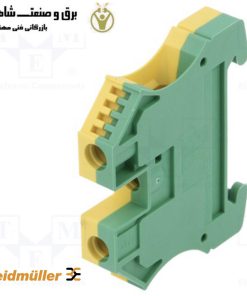 بلوک پایانه زمین دو طرفه سری WPE برند WEIDMULLER مدل 1010300000 کد wpe10 وایدمولر