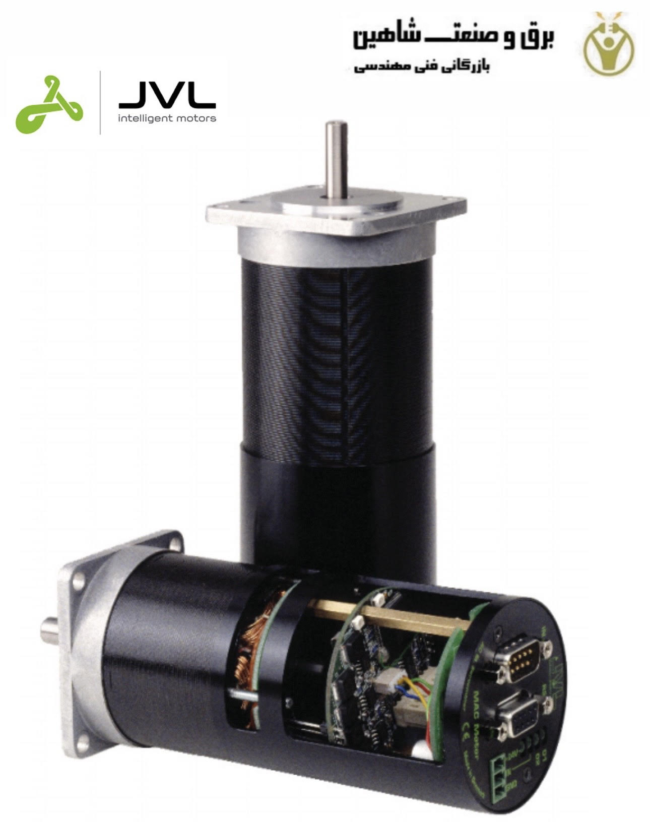 سرو موتور یکپارچه JVL مدل MAC141-A1