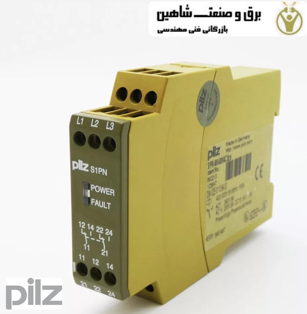 رله مانیتورینگ PILZ مدل S1PN400-500VAC 2C/O کد 890210 پیلز