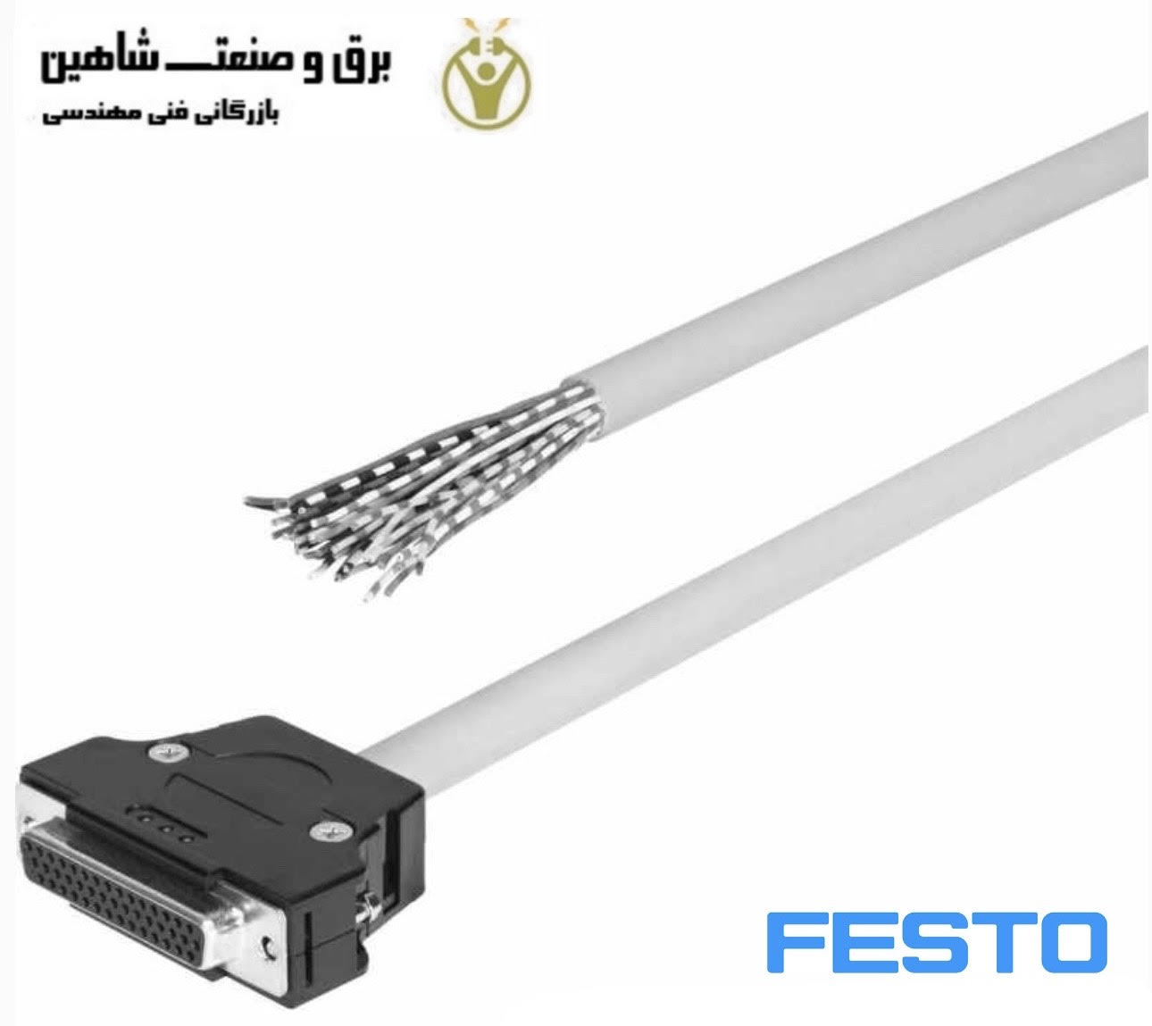کابل اتصال festo مدل NEBV-S1G44-K-2.5-N-LE44-S6 کد 575113 فستو