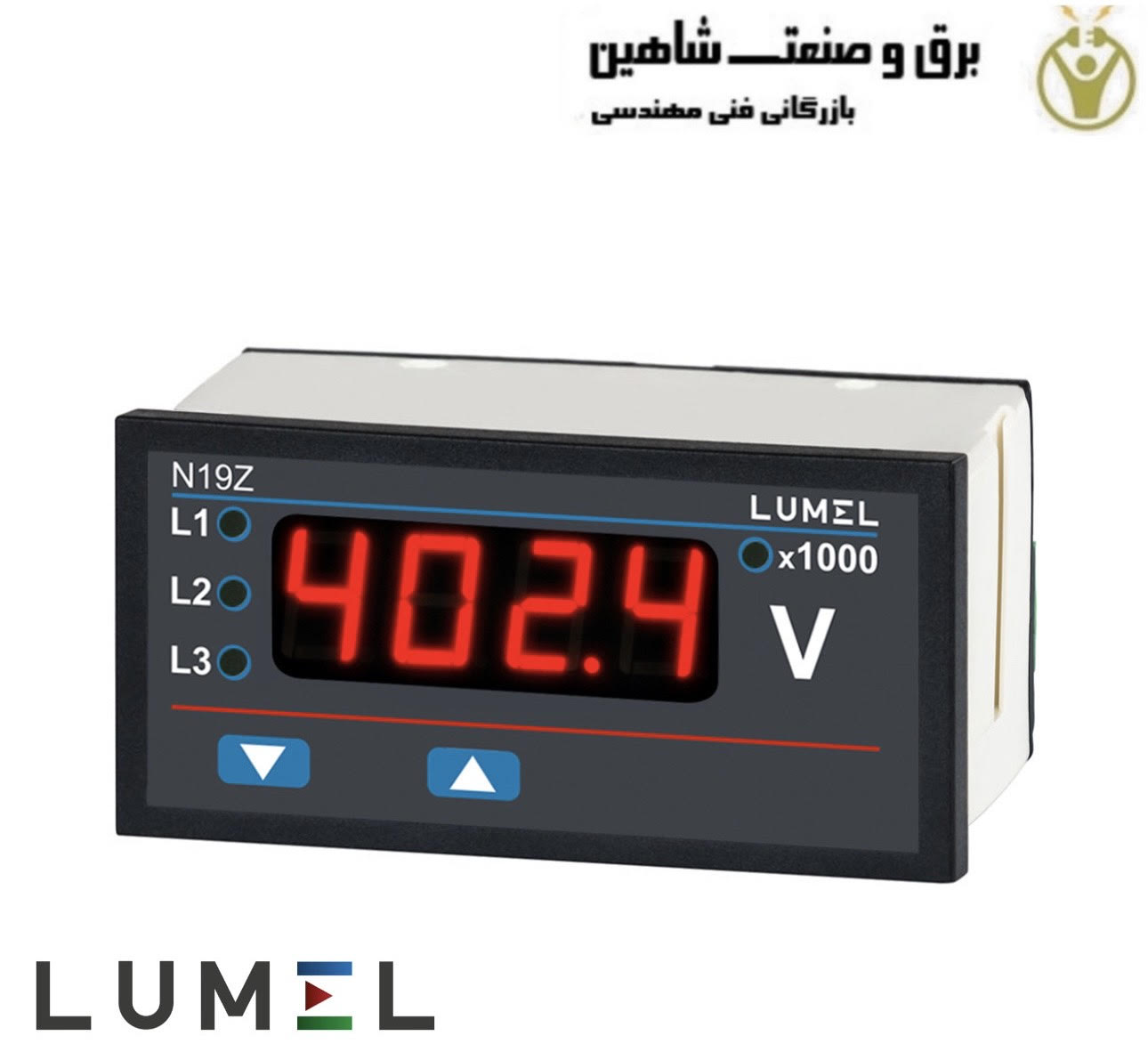 آمپرمتر دیجیتال AC برند lumel مدل N19Z E1K8DH51000M0 لومل