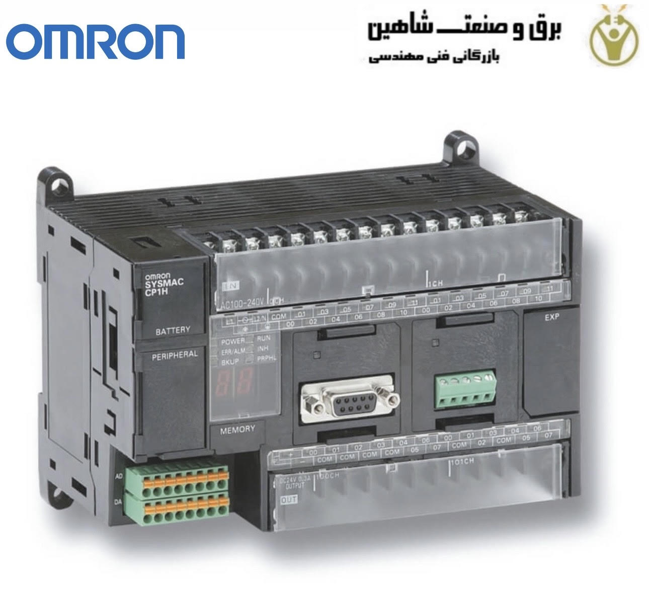 پی ال سی Omron مدل CP1H-X40DT-D امرون