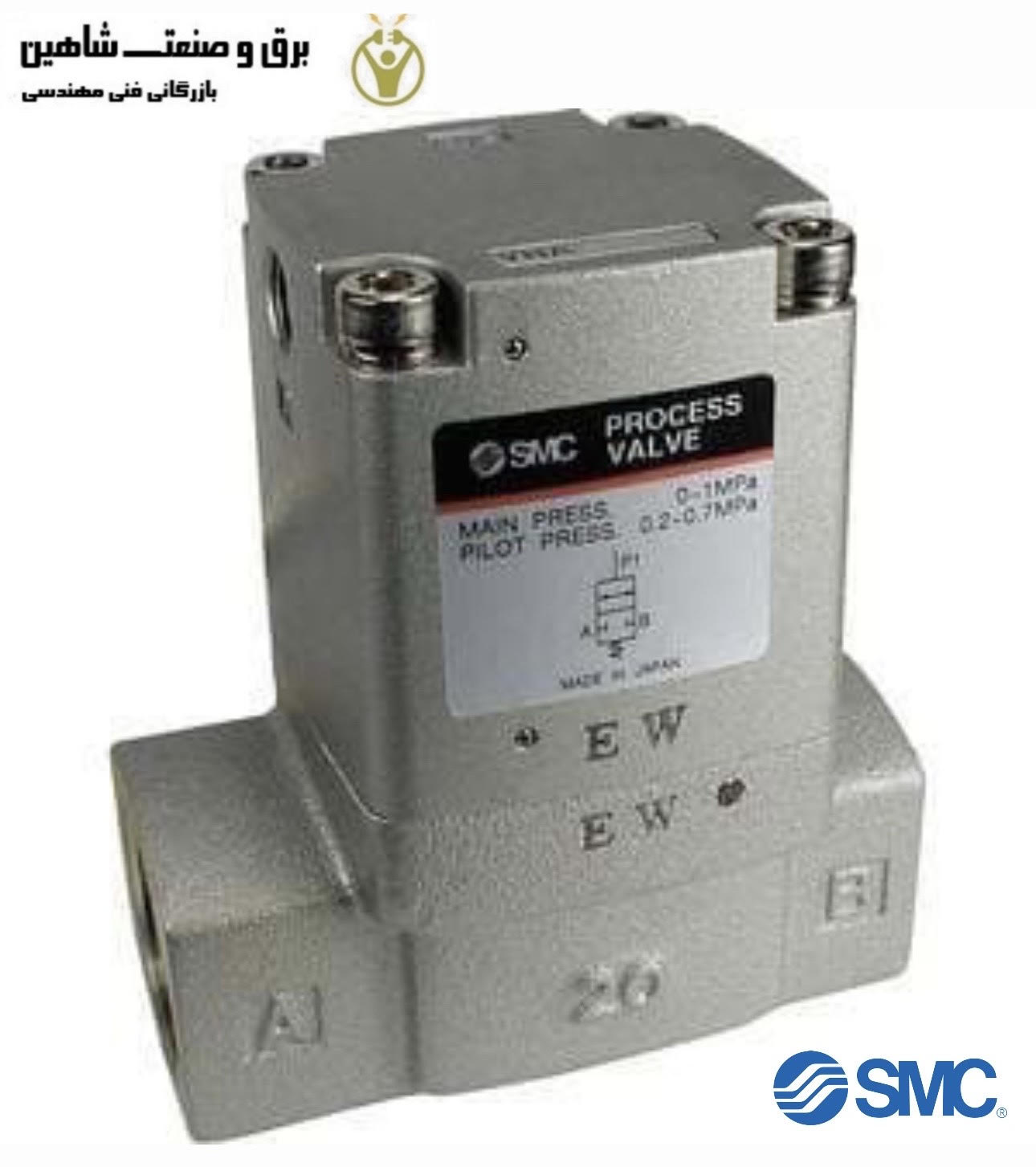شیر فرآیند SMC مدل VNA301A-N20A
